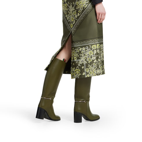 Bota con Horsebit fino para mujer  