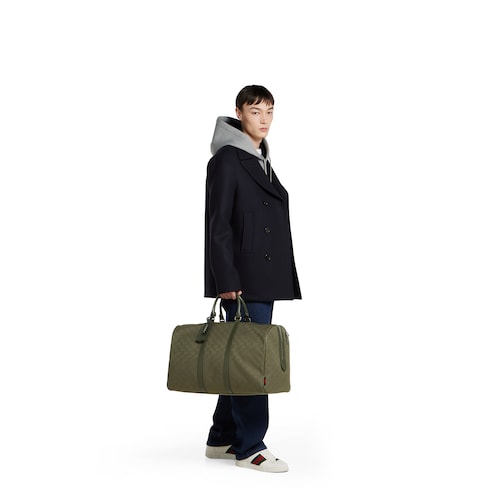 GG canvas large duffle bag 