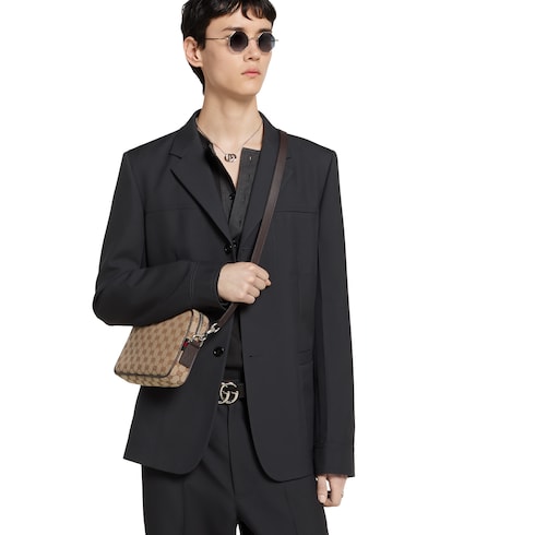 Bolsa cruzada pequeña de lona GG