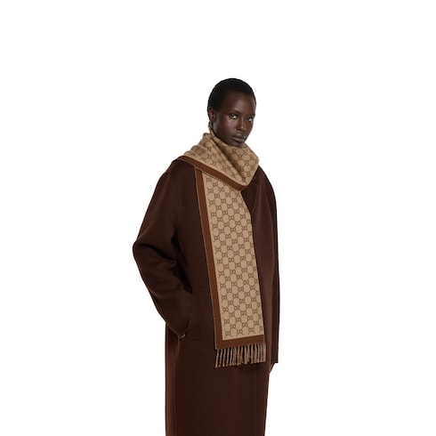 GG wool scarf