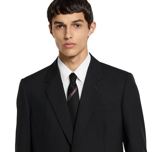 Silk jacquard tie