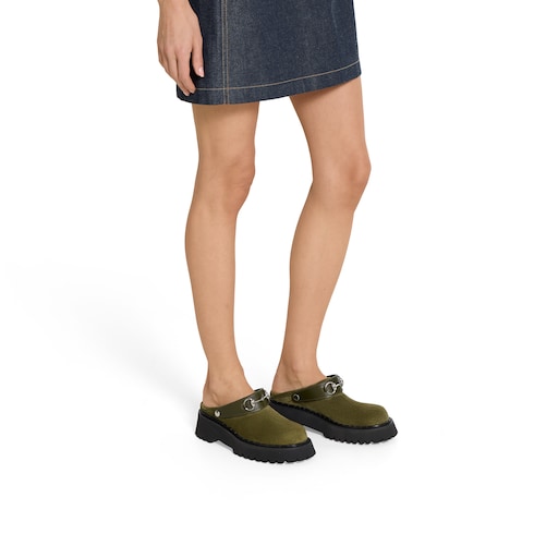 Zapatos estilo mule con Horsebit para mujer