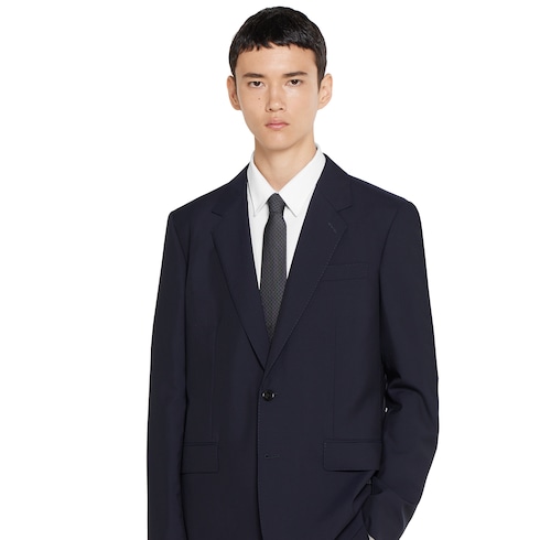 GG silk jacquard tie