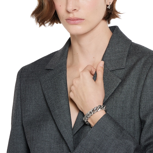 Bracelet chaîne gravé Gucci Signature
