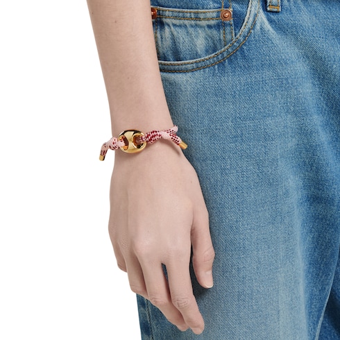 Bracciale Gucci Marina Chain in tessuto