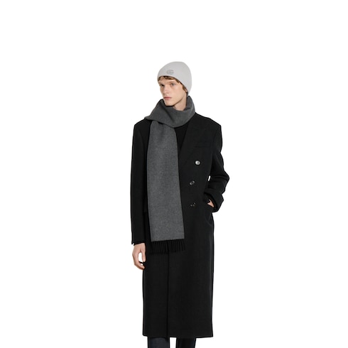 Bufanda de cashmere con parche