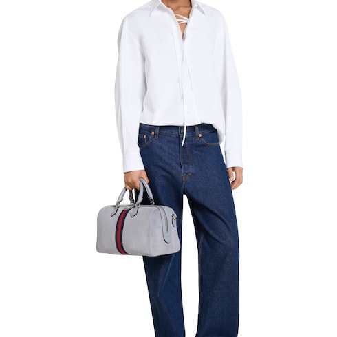 Bolso Boston Ophidia tamaño grande