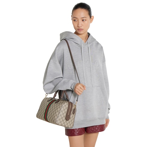 Bolso Boston Ophidia tamaño grande