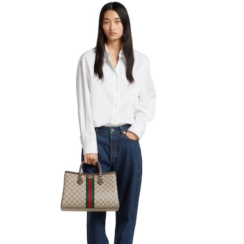 Bolso tote Ophidia tamaño mediano