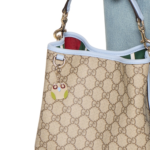 Owl-shaped bag charm