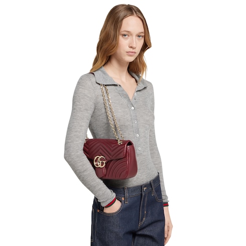 Bolso de hombro GG Marmont tamaño mediano