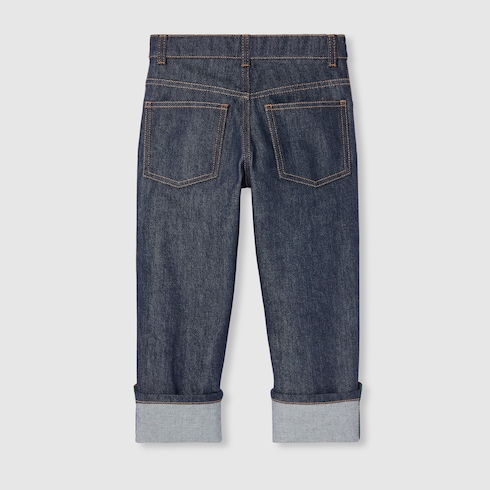 Children's denim pants with Web