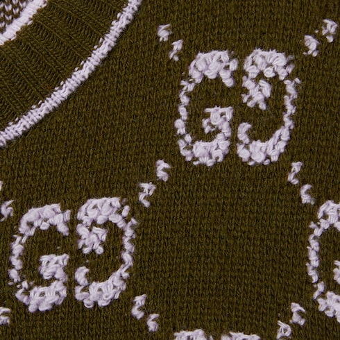 GG wool bouclé jacquard cardigan