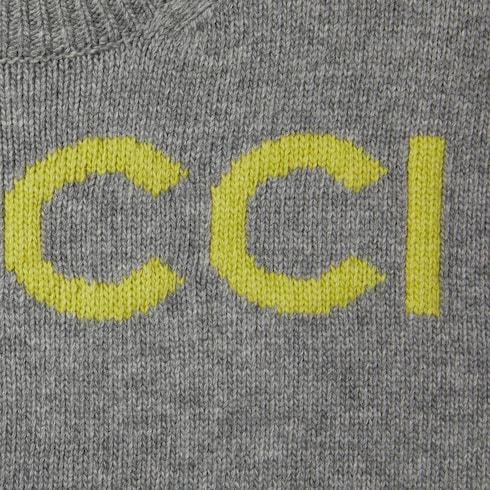 Haut en laine avec Gucci en intarsia