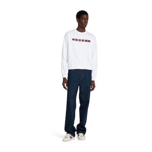 Sweatshirt aus Baumwolljersey mit Print