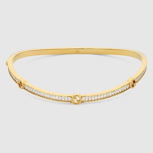 Gucci Blondie系列水晶项链