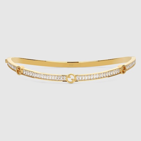 Collier Gucci Blondie avec cristaux