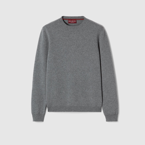 Wool cashmere knit double sweater