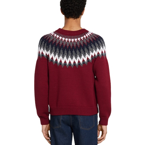 Chunky wool knit sweater