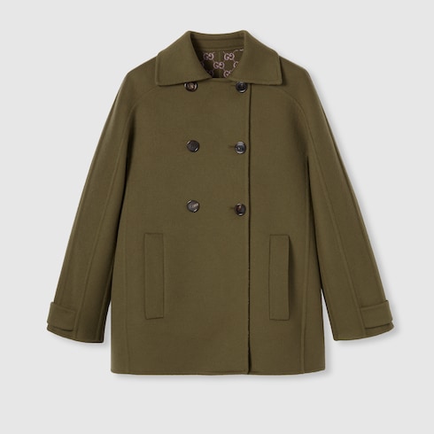 Cappotto doppiopetto in lana