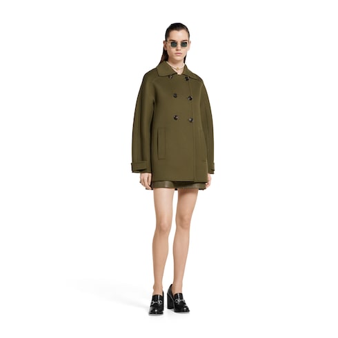 Cappotto doppiopetto in lana