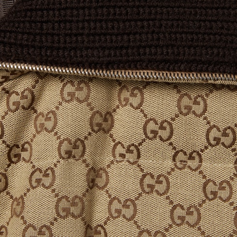 GG canvas puffer jacket