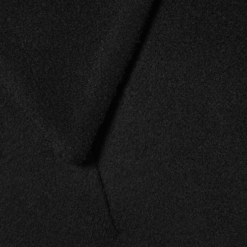 Manteau en laine avec boutons à détail Mors