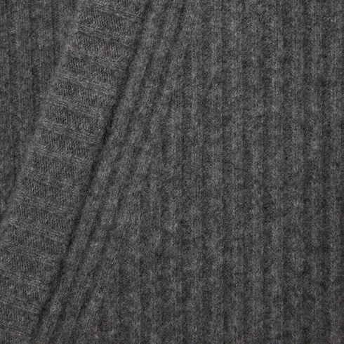 Cardigan aus gefilzter Wolle mit Web