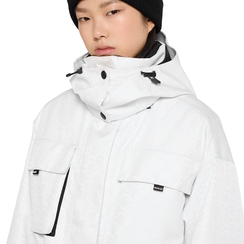 Veste en jacquard de tissu technique GG