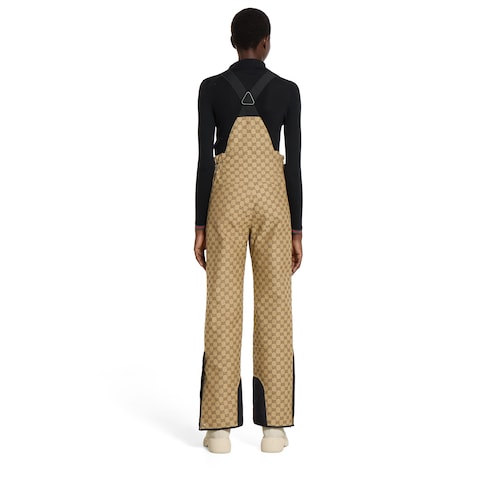 Pantalón de jacquard de tejido técnico con GG