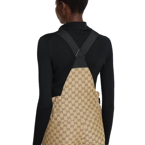 Pantalón de jacquard de tejido técnico con GG