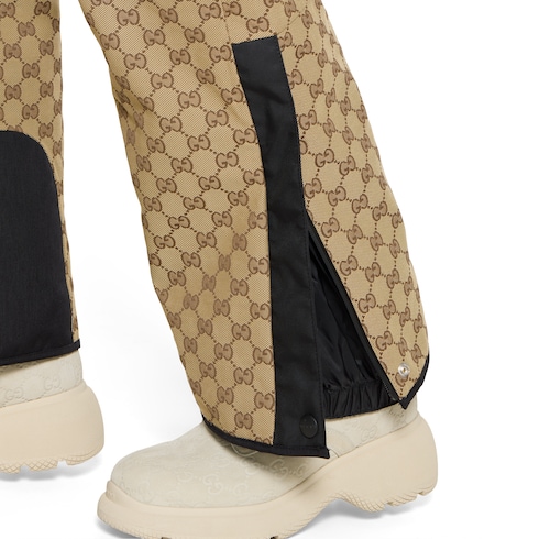 Pantalón de jacquard de tejido técnico con GG