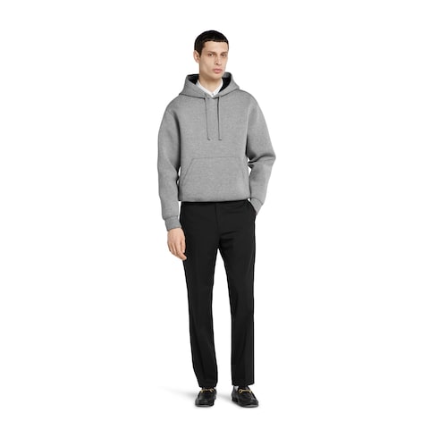 Double viscose jersey sweatshirt