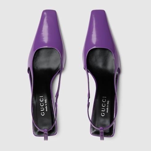 Chaussures à bride arrière avec logo en cristaux pour femme