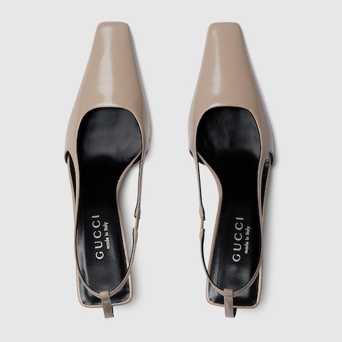 Zapato con tacón descubierto y cristal mujer