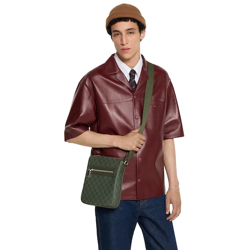 Bolso tipo mensajero pequeño con monograma GG