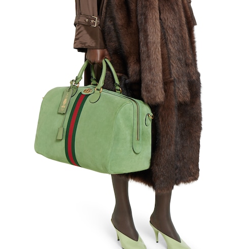 Gucci Savoy系列中号旅行包