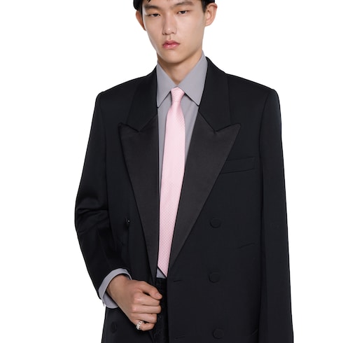 GG silk jacquard tie
