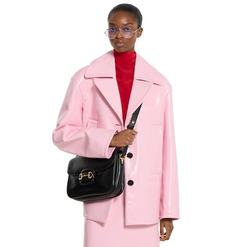 حقيبة الكتف Gucci Horsebit 1955 Aura متوسطة الحجم