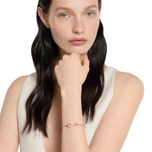 ホースビット 18K ダイヤモンド カフブレスレット
