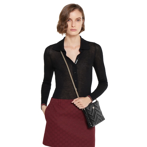 GG Marmont pochette with chain
