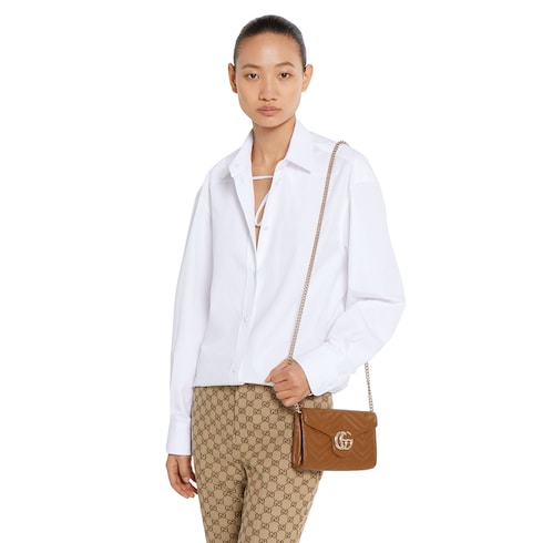 GG Marmont wallet on chain