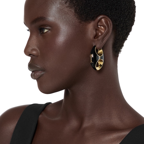 Gucci Marina Chain enamel earrings