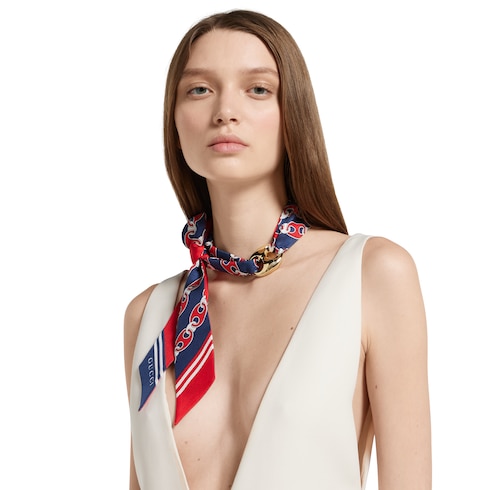 قلادة Gucci Marina Chain من الحرير