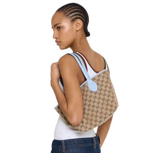Bolsa tote reversible pequeña Gucci Totissima