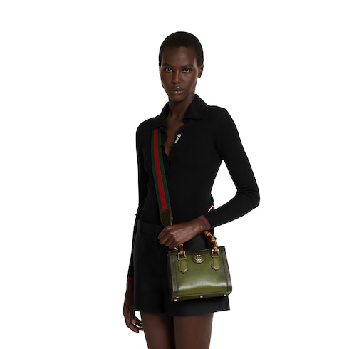 Gucci Diana系列小号托特包