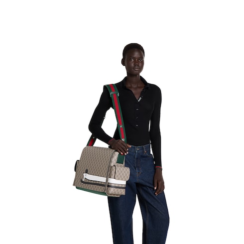 Large printed GG changing bag