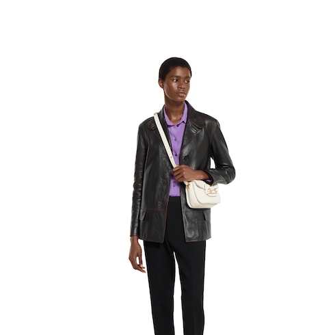 Minibolso de hombro Gucci Horsebit 1955 Aura