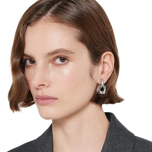 Orecchino singolo Gucci Signature con incisione
