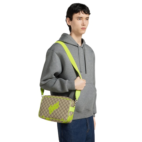 Medium crossbody bag with print